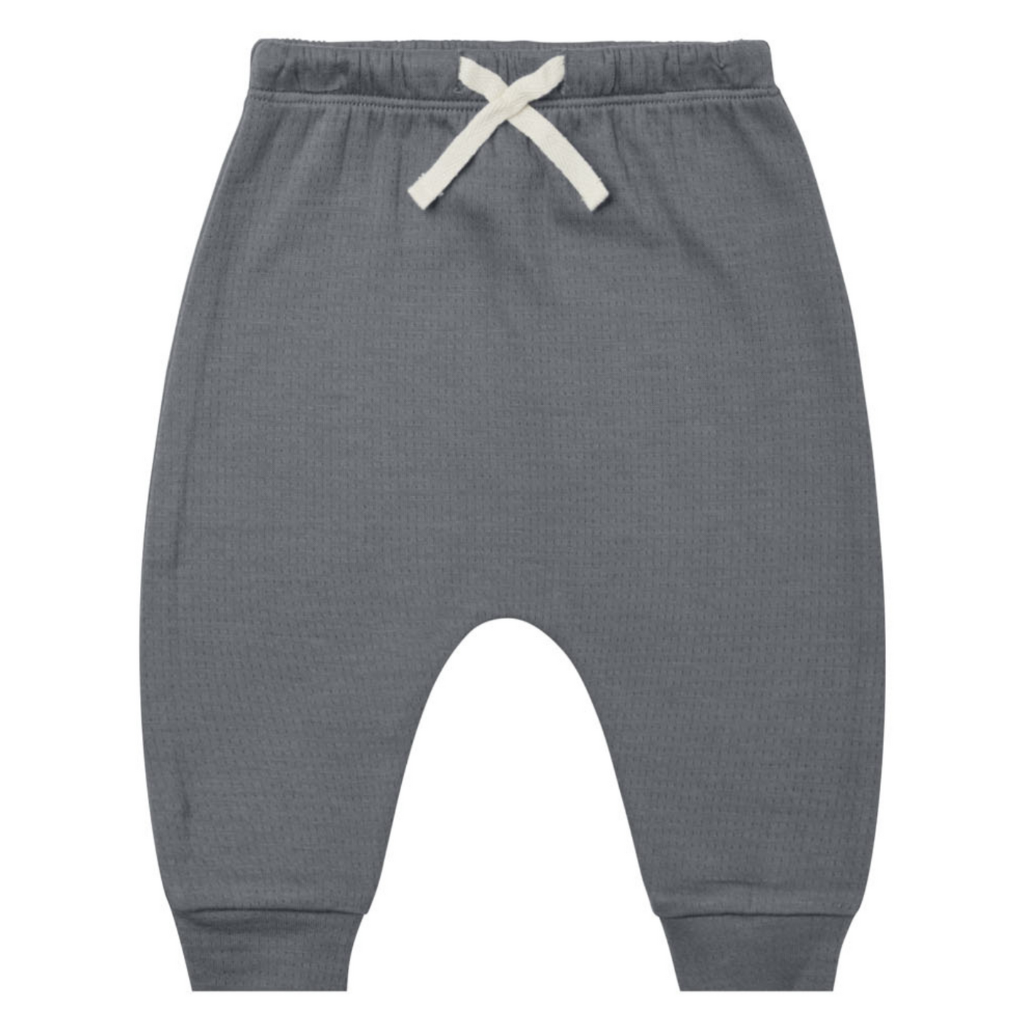 Organic Pointelle Sweatpant, Navy