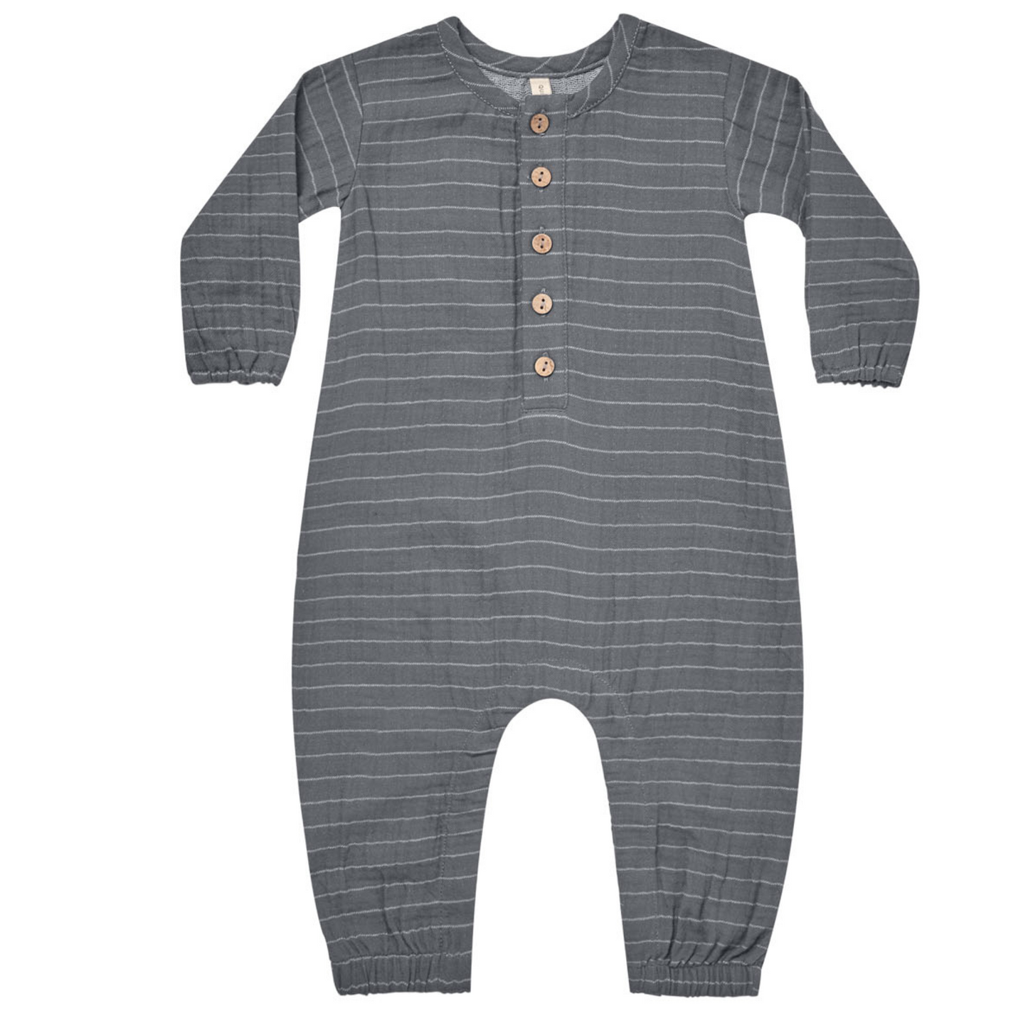 Organic Woven Jumpsuit, Navy Vintage