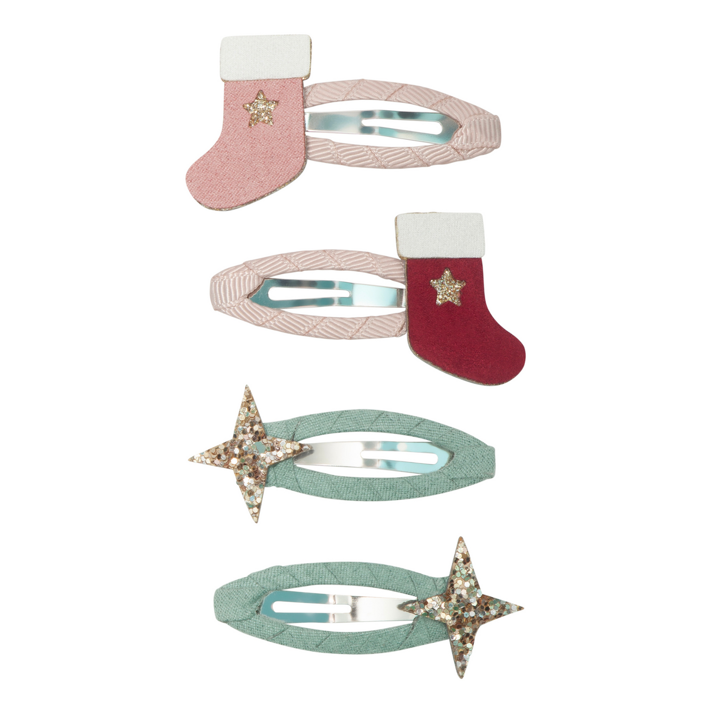 Stocking Hair Clip Set