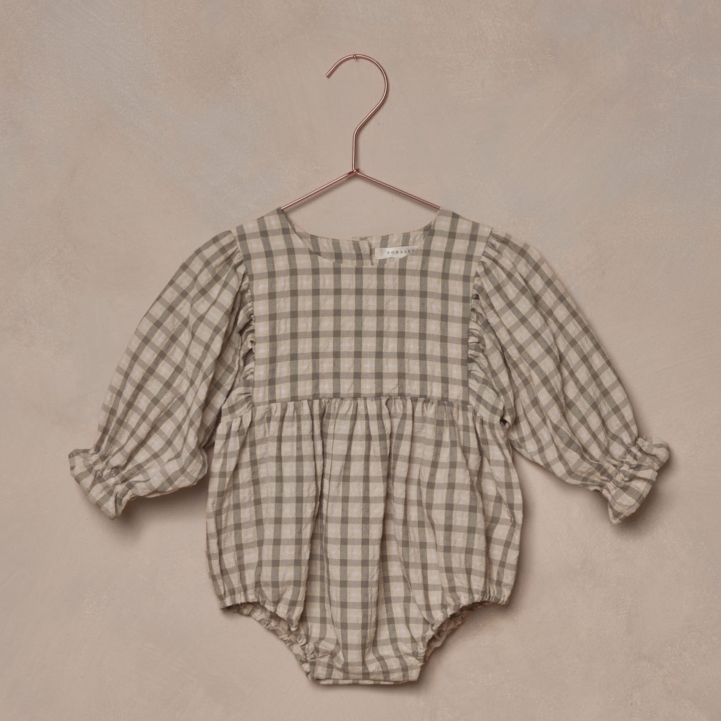 Luna Romper, Autumn Plaid