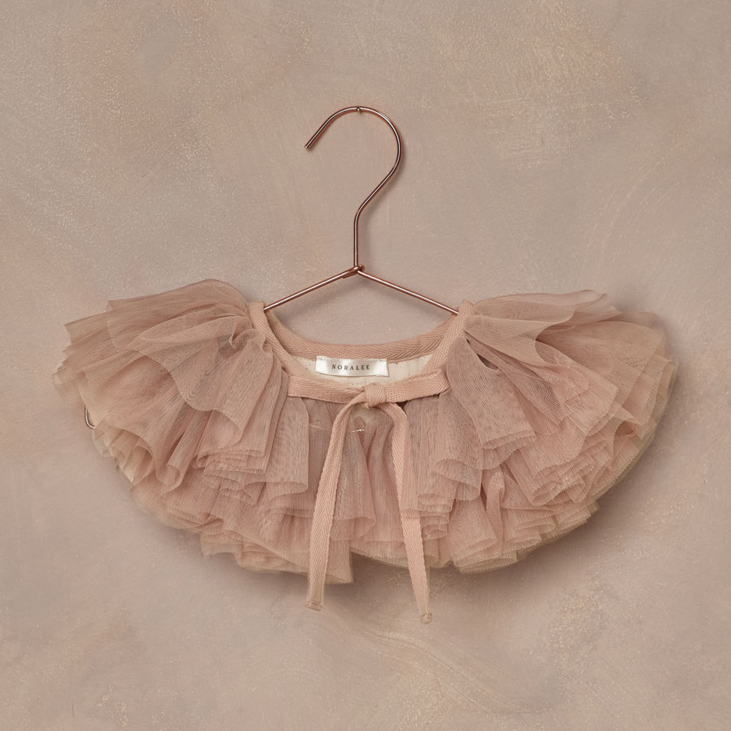 Ruffle Tulle Collar, Blush