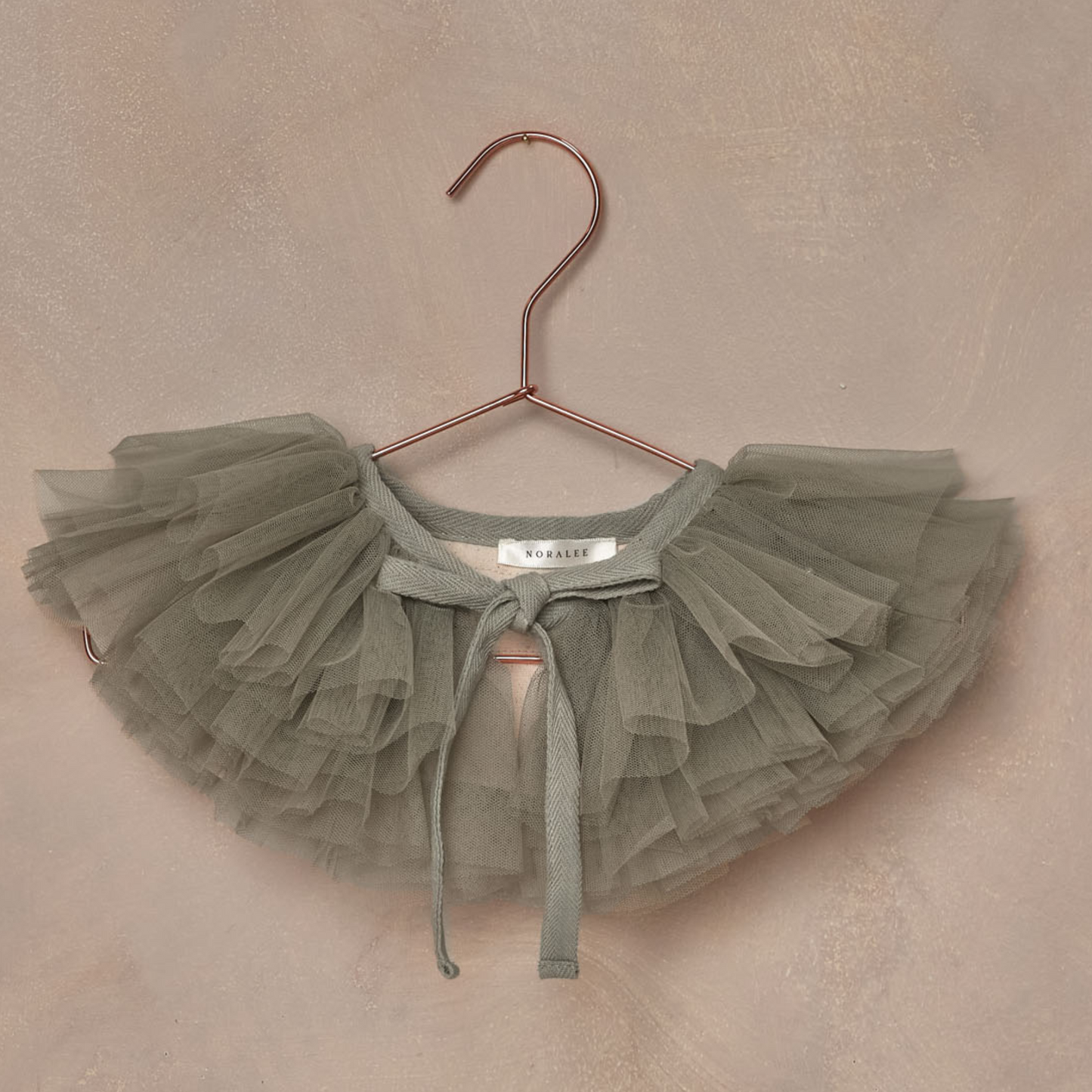 Ruffle Tulle Collar, Pine