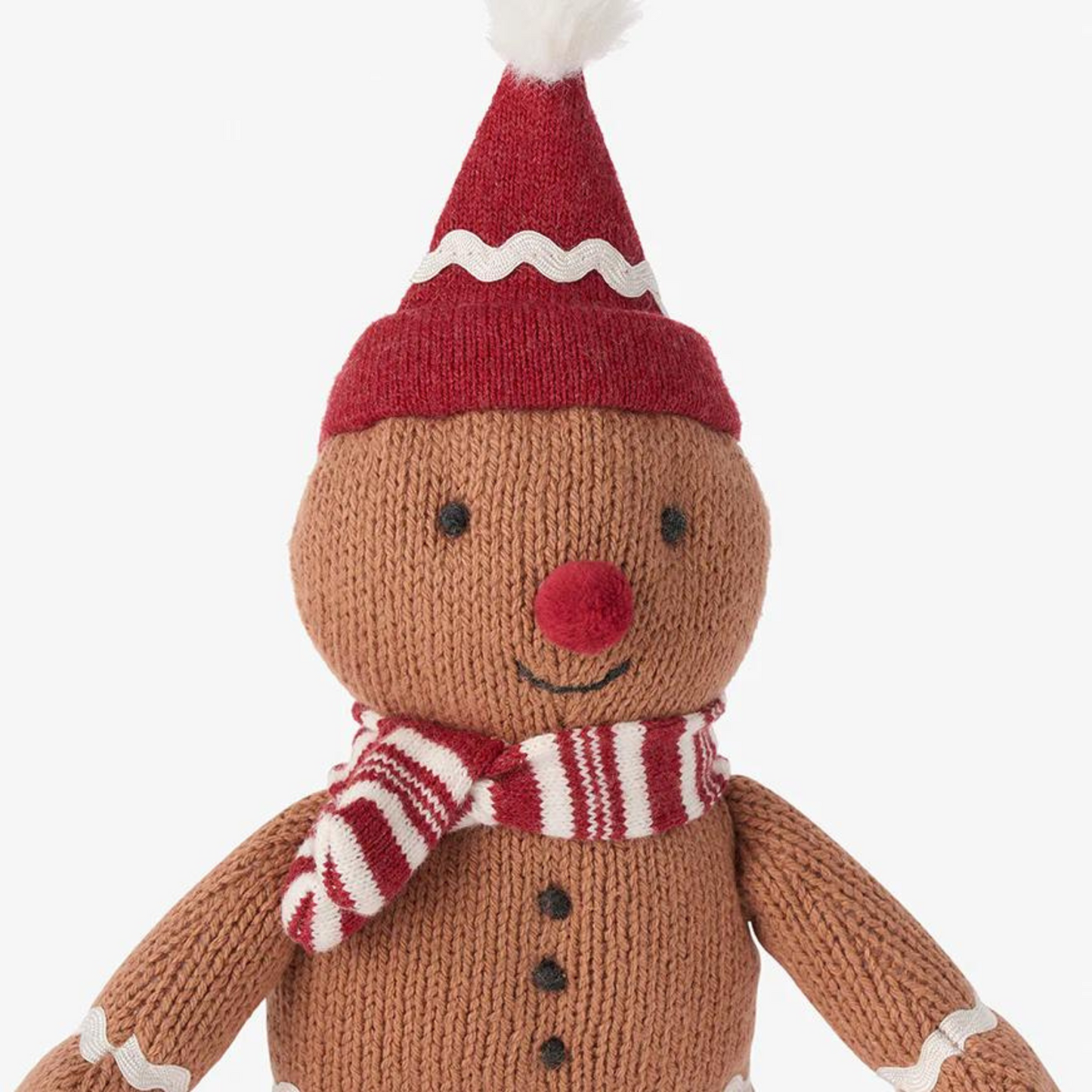 Jolly Gingerbread Knit Toy in Gift Box
