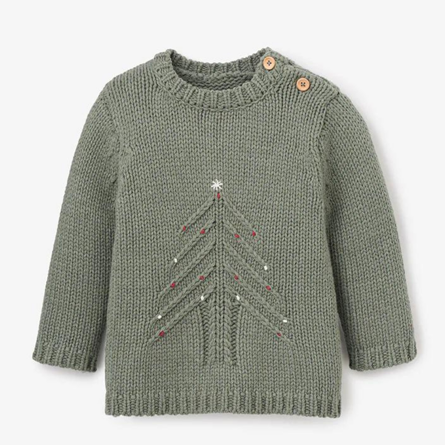 Green Christmas Tree Pullover