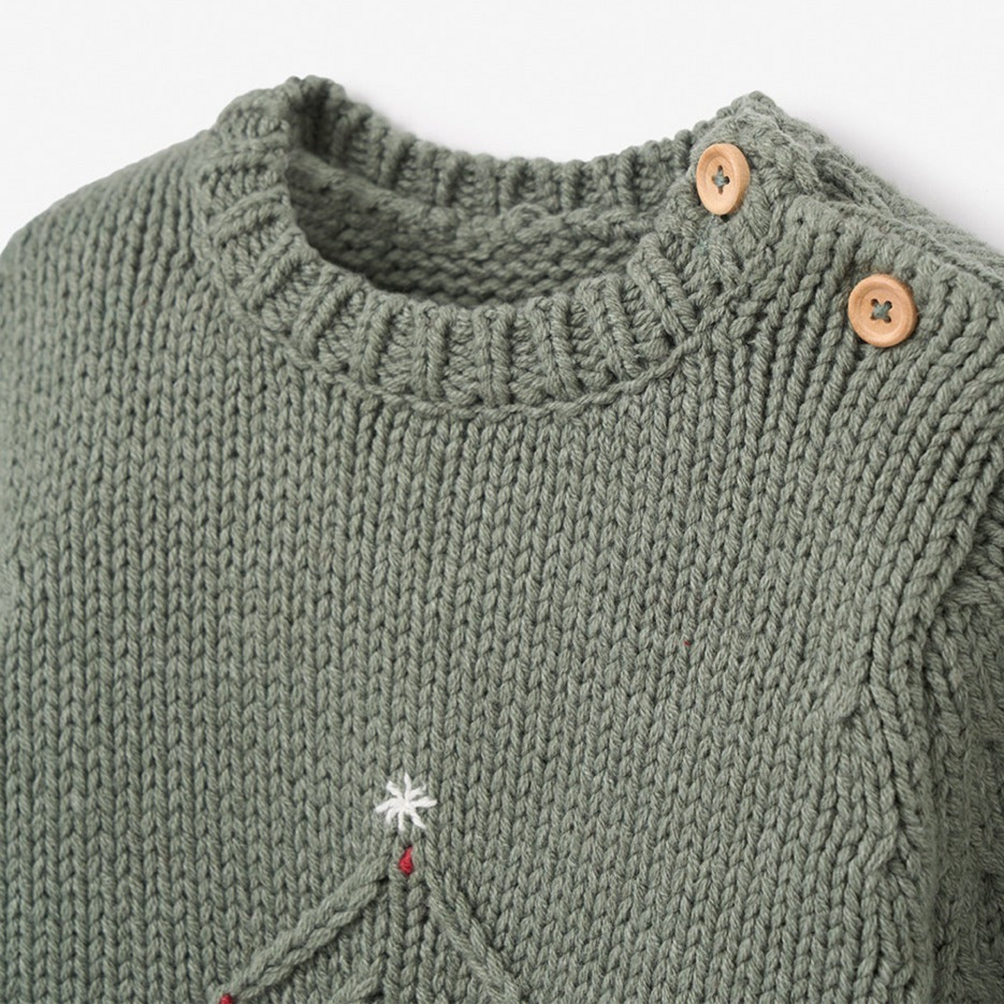 Green Christmas Tree Pullover
