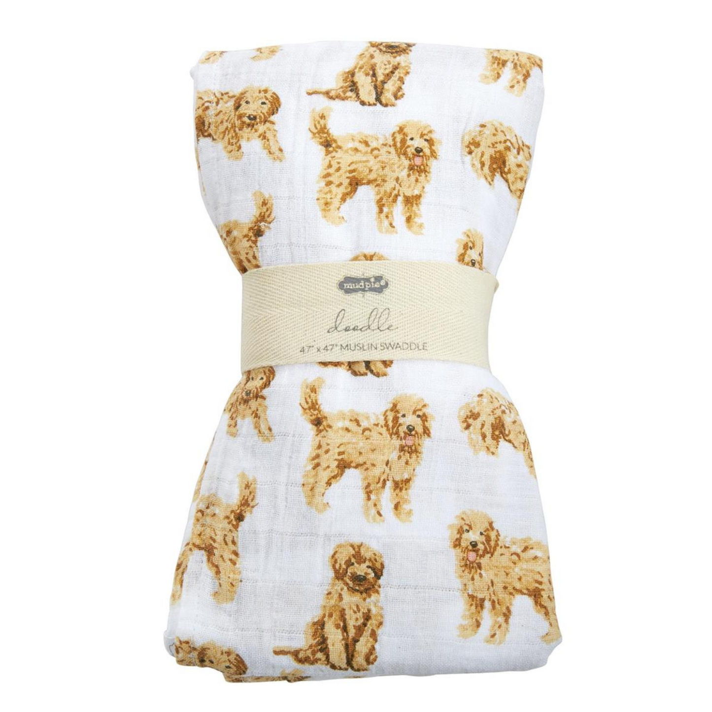 Doodle Muslin Swaddle Blanket
