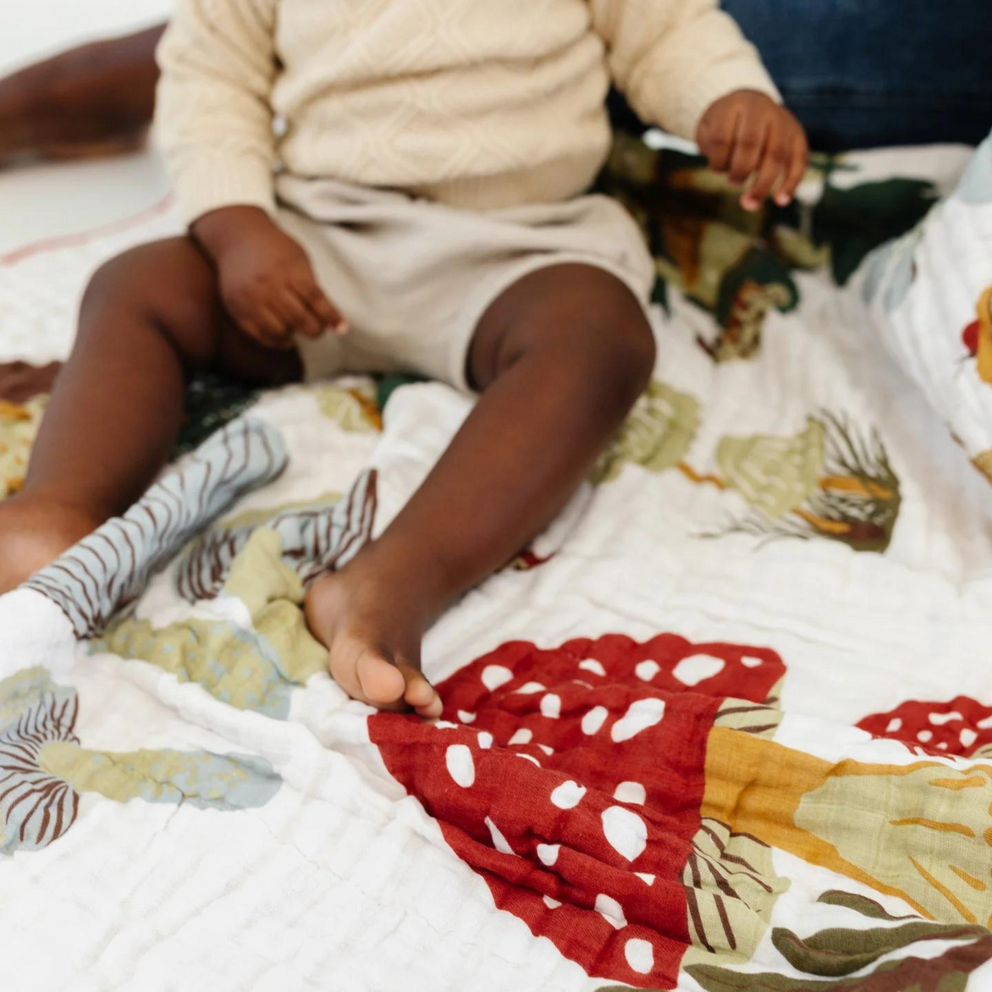 Mushroom Muslin Quilt