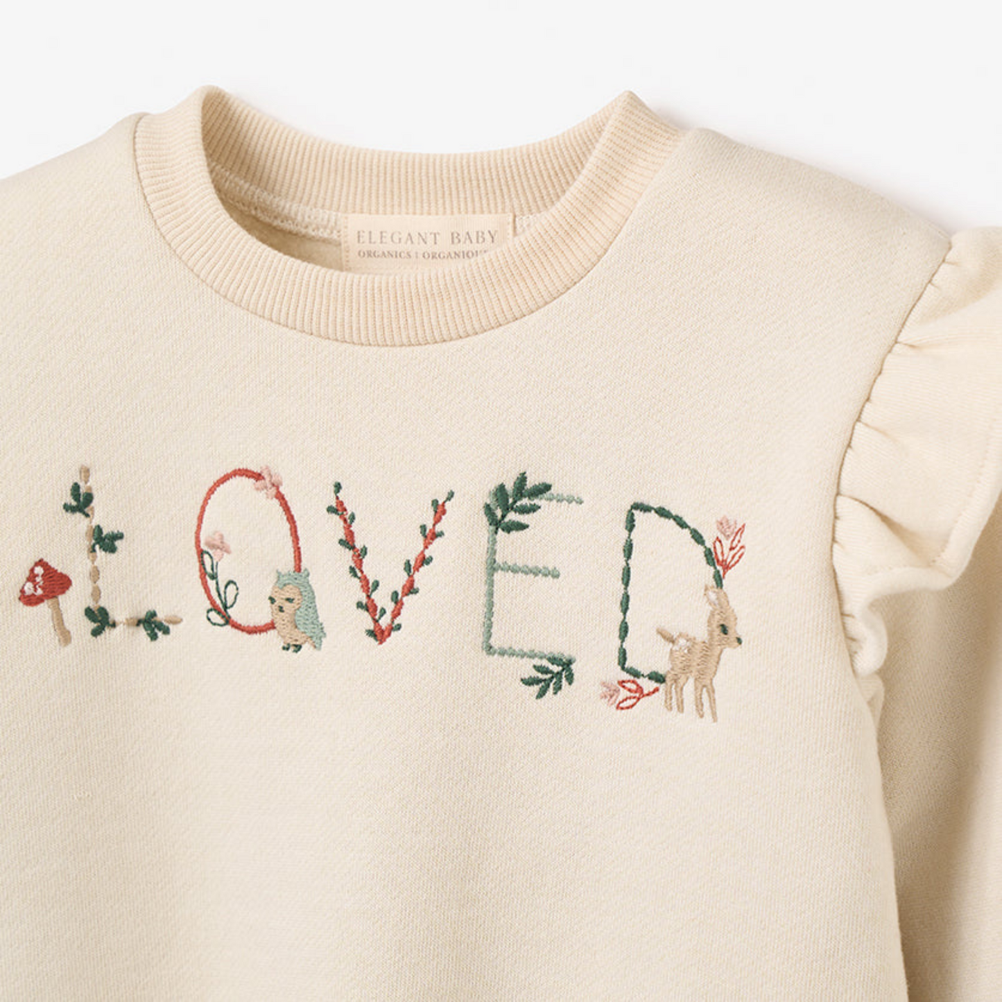 Loved Flutter Sleeve Pullover