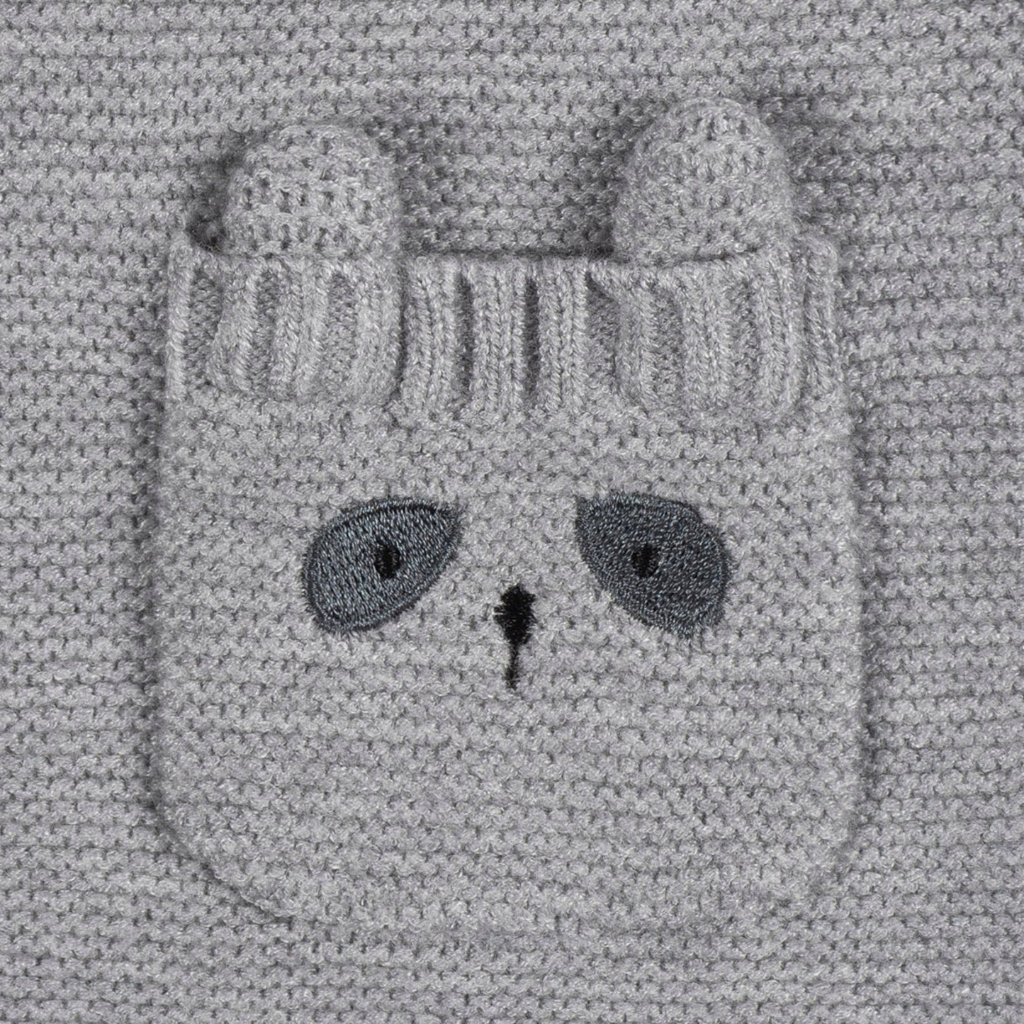 Sweater Knit Romper, Raccoon