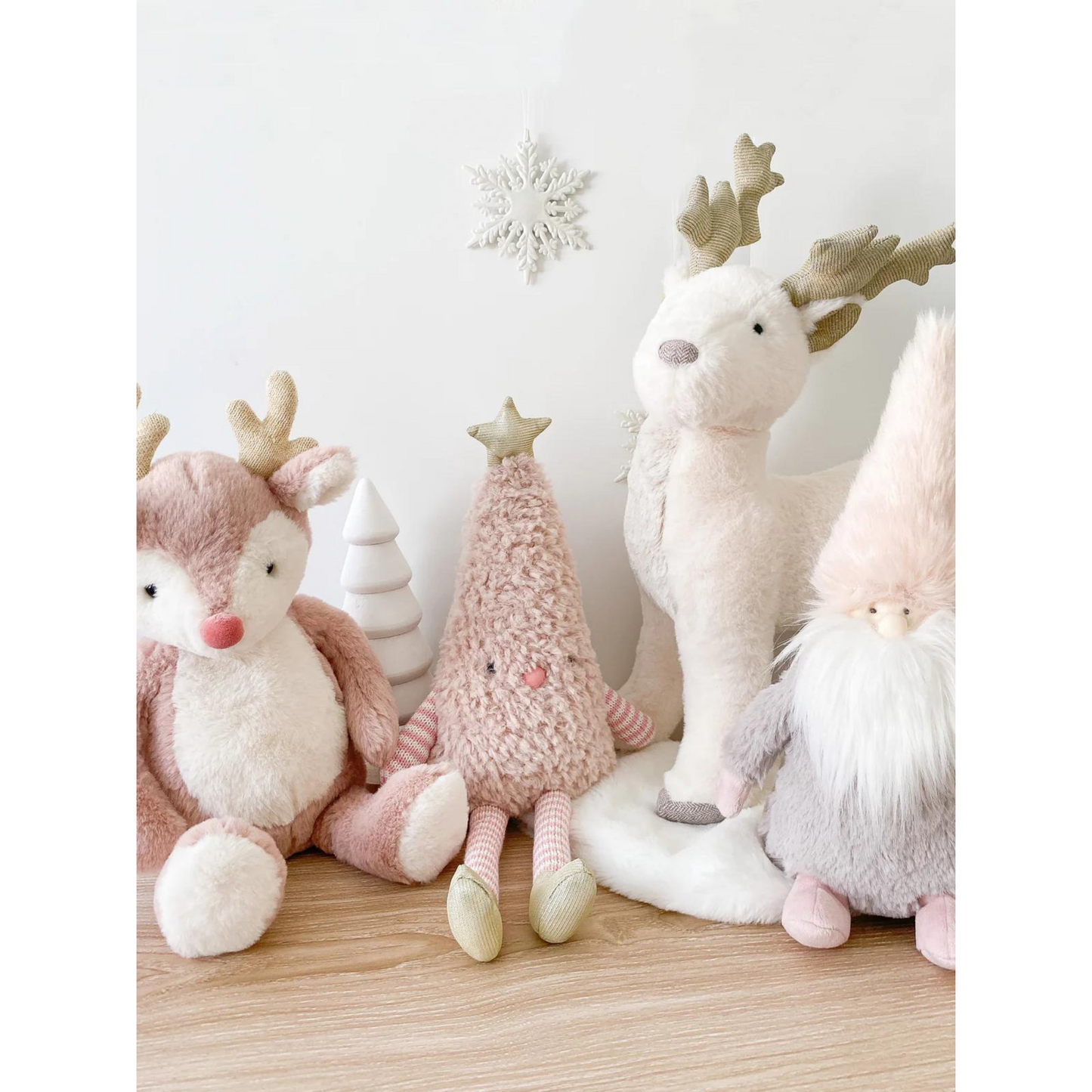 Snowflake Reindeer Plush Toy