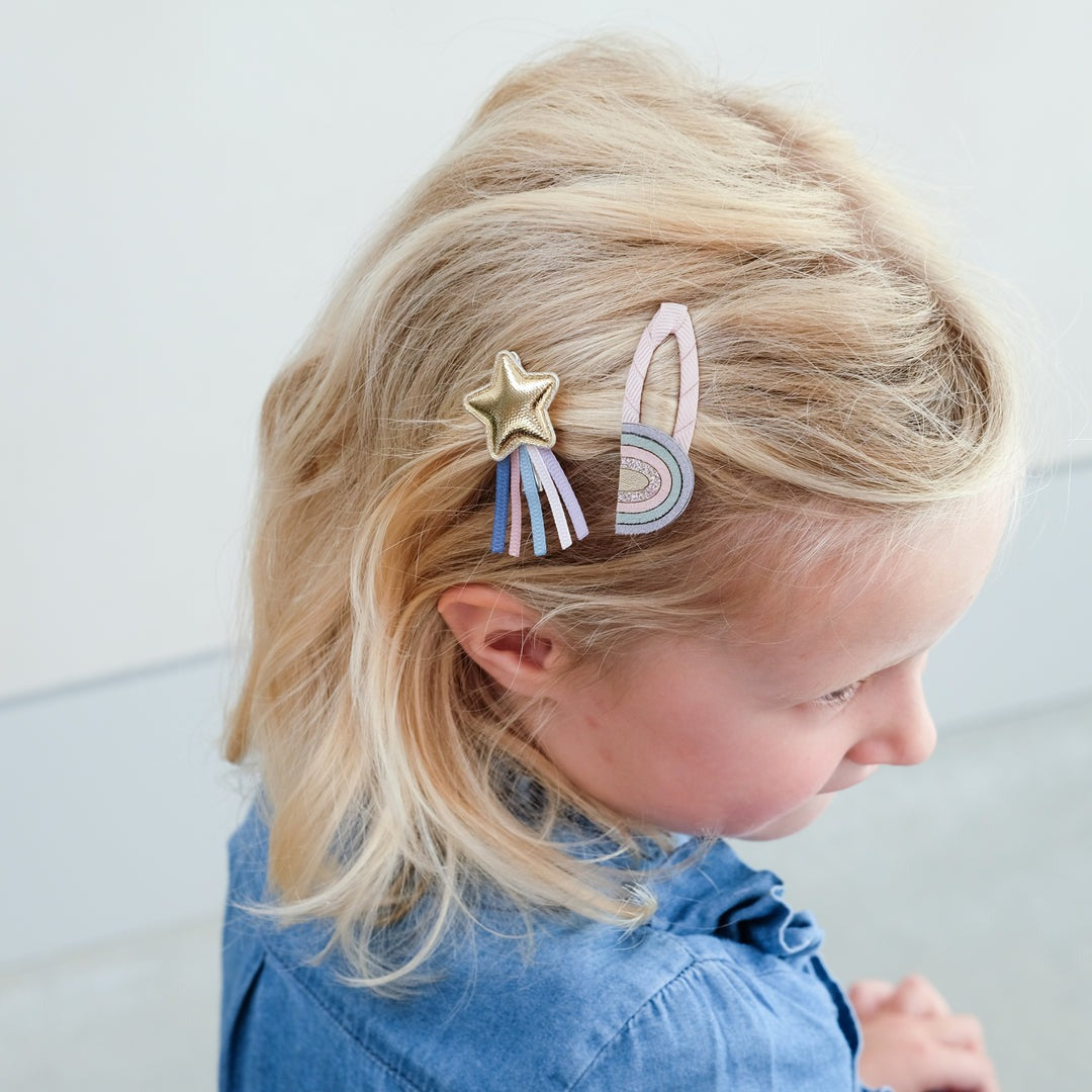 Dreamer Over the Rainbow Hair Clip Set