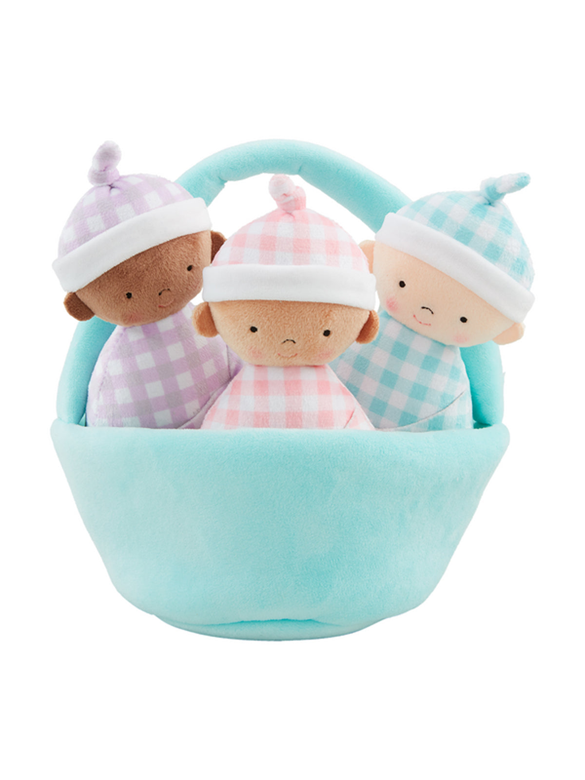 Baby Doll Basket Plush Set