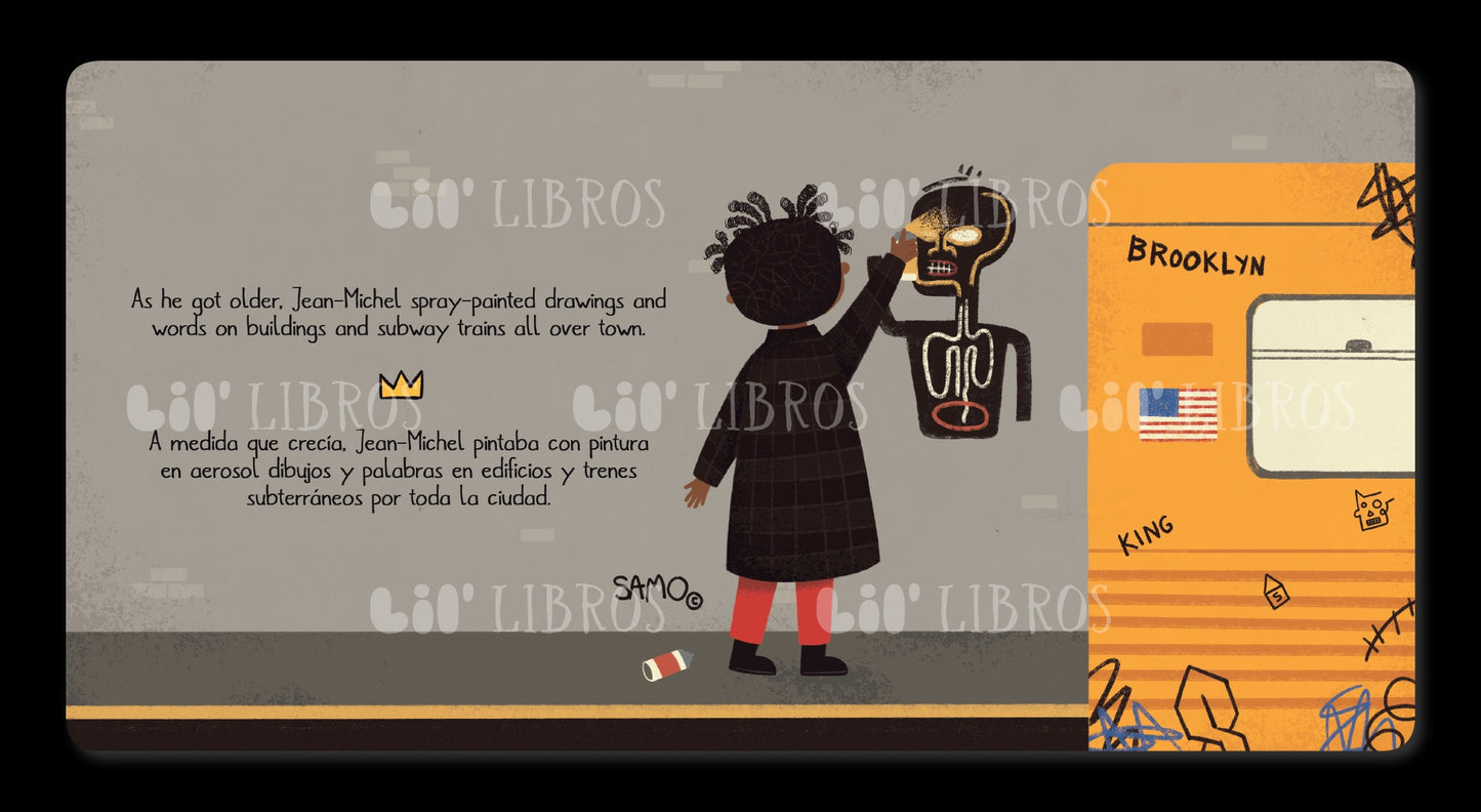 La Vida De Basquiat Board Book