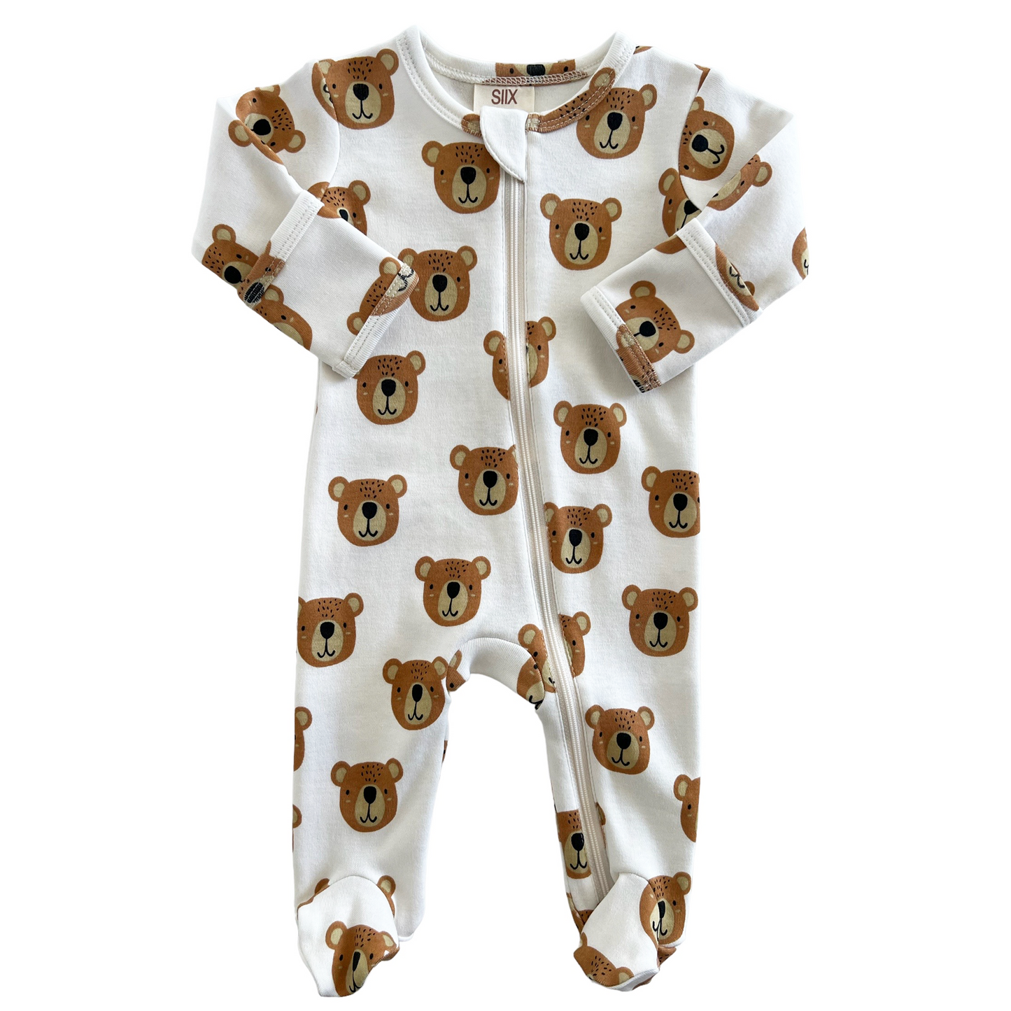 Baby Bear / Organic Zip Footie