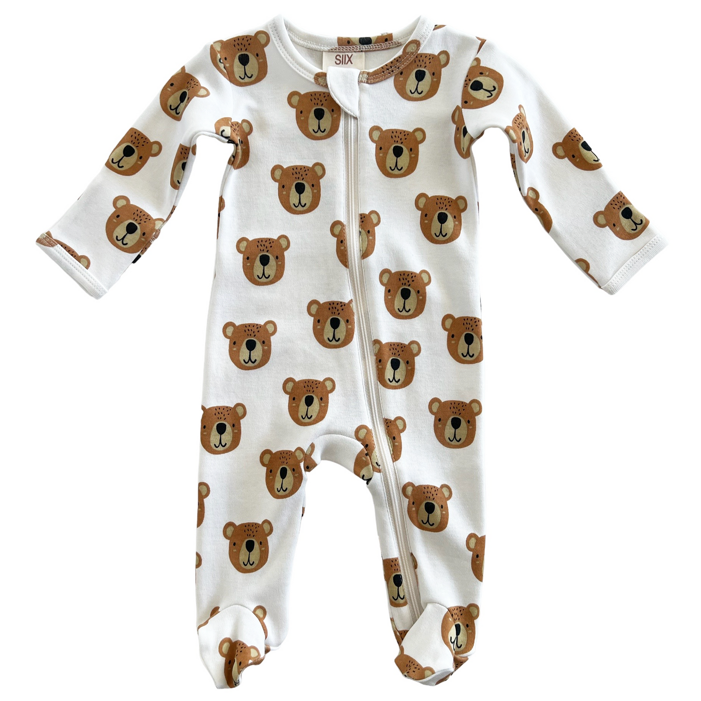 Baby Bear / Organic Zip Footie