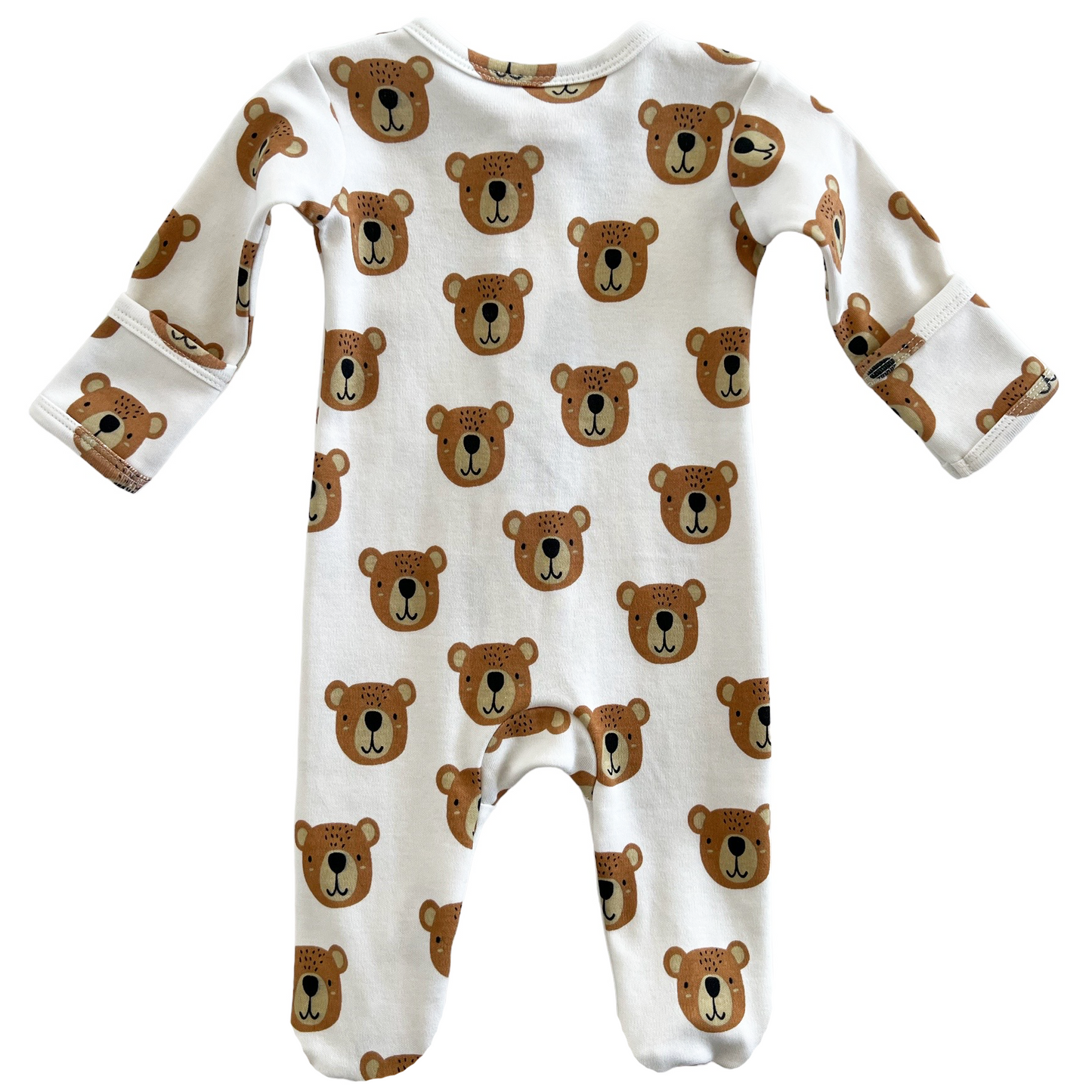 Baby Bear / Organic Zip Footie
