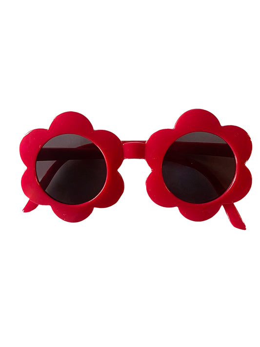 Kids Sunglasses, Big Red Flower