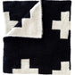 Phufy® Bliss Blanket, Black/White Cross