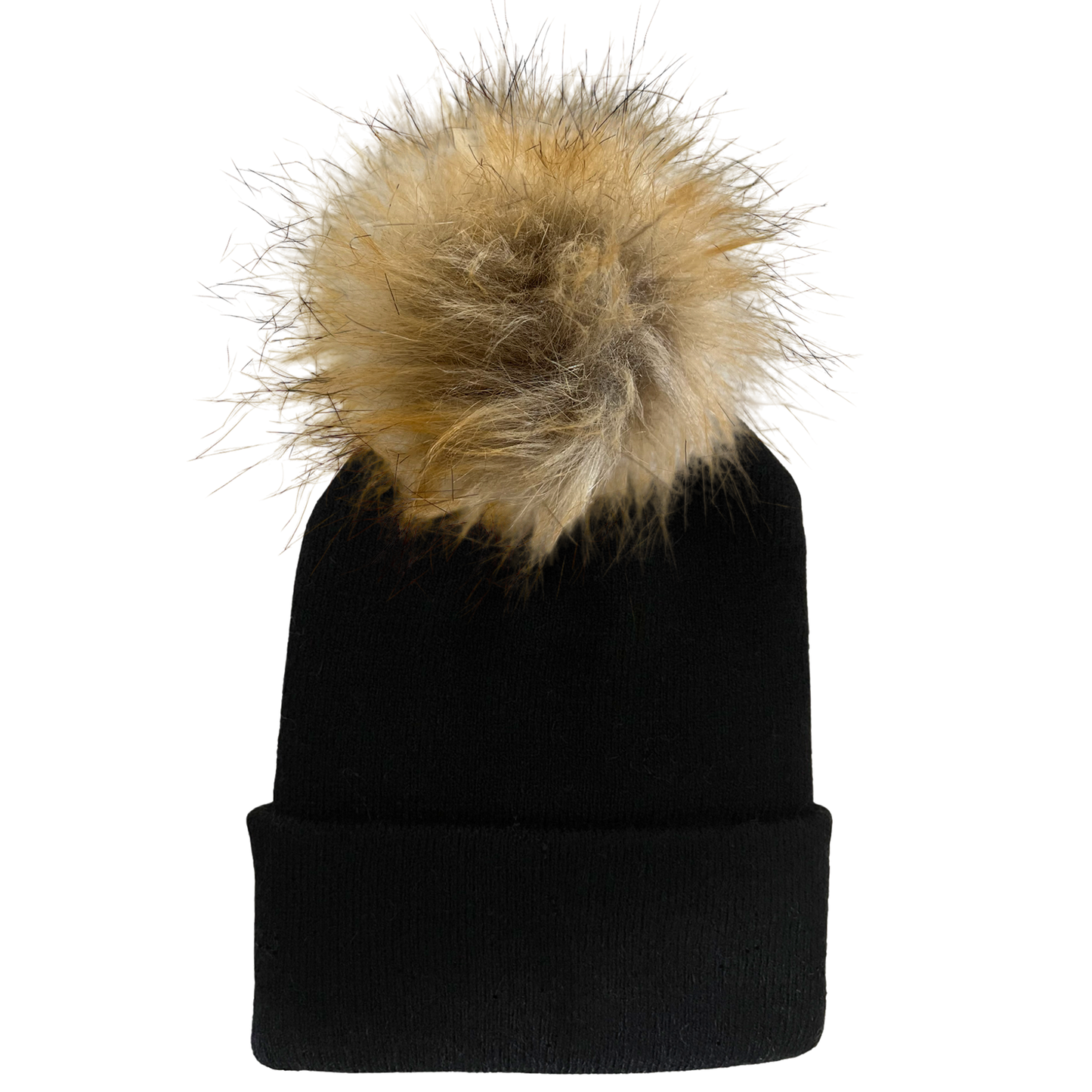 Baby's First Hat, Black Fur Pom