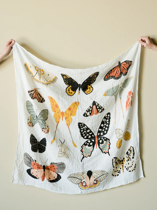Butterfly Collector Muslin Swaddle