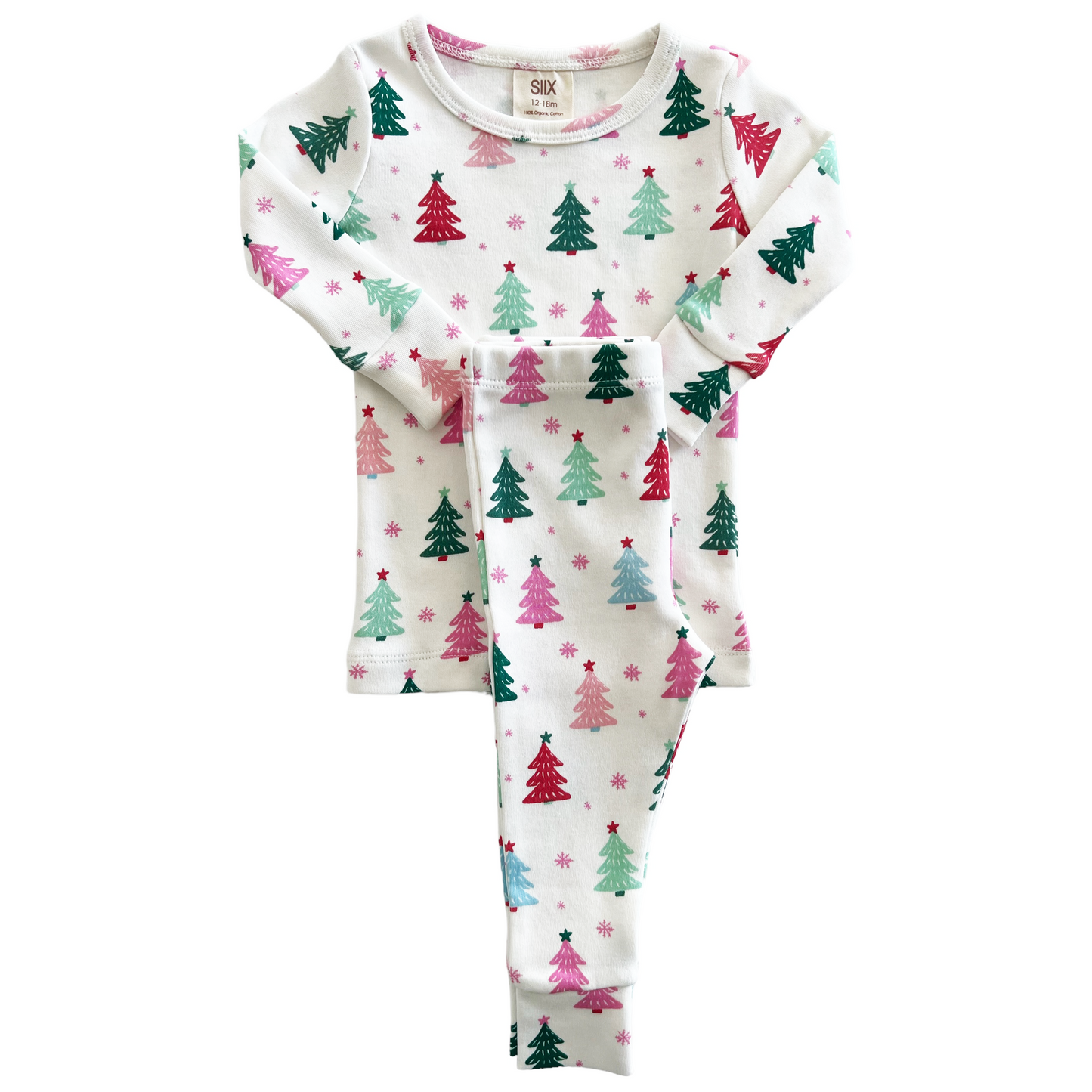 Christmas Trees Pink / Organic 2-Piece Set