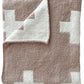 Phufy® Bliss Blanket, Cocoa/White Cross