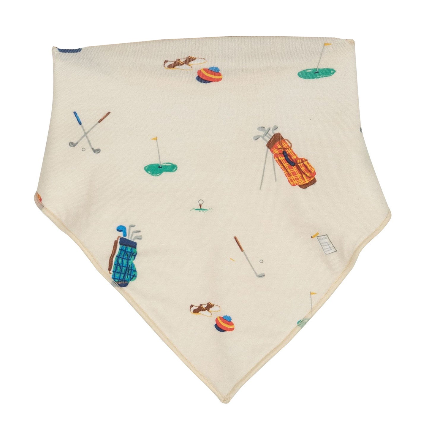 Bandana Bib, Golf Cream