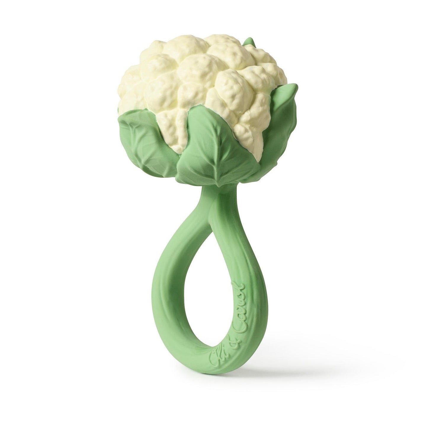 Teether Rattle Toy, Cauliflower