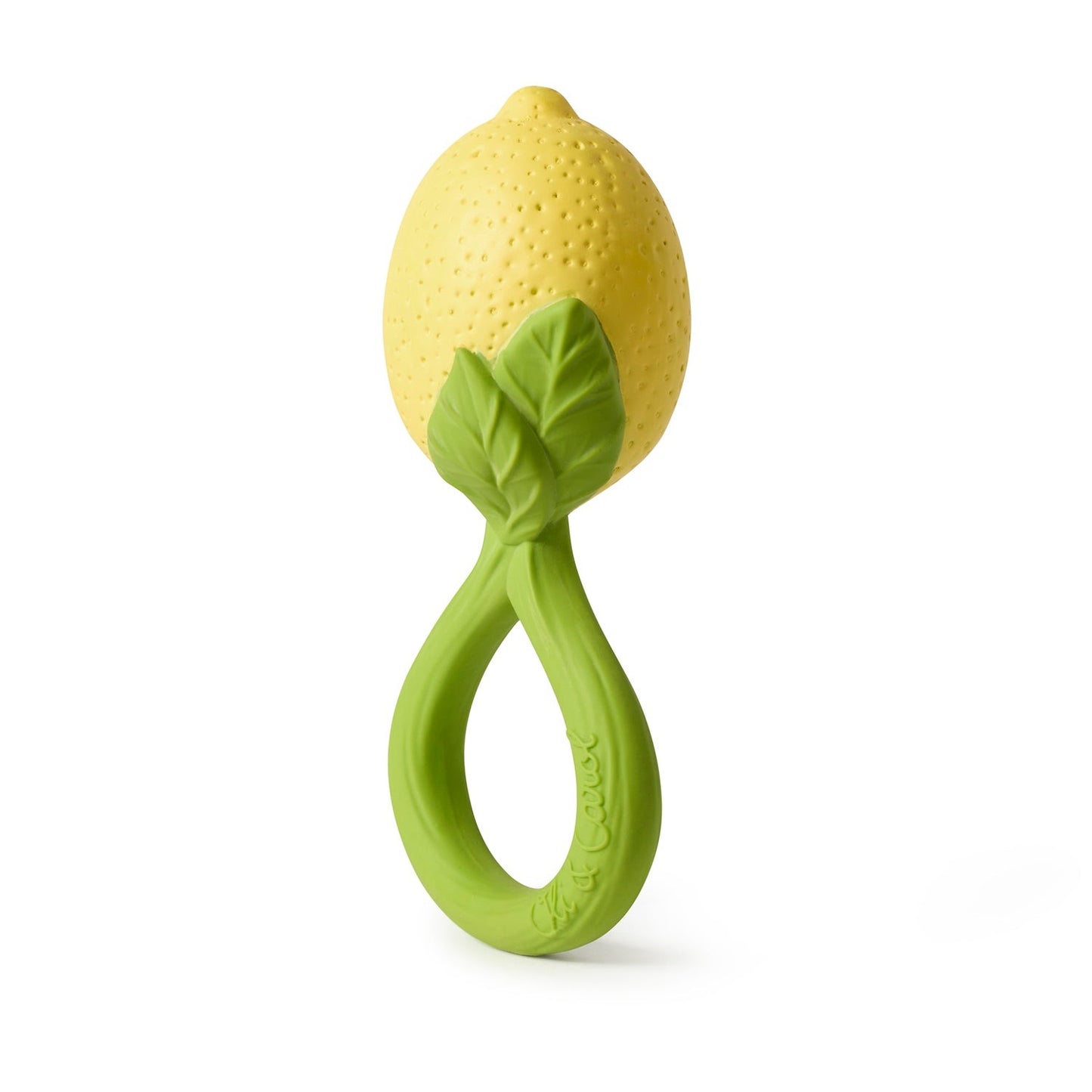 Teether Rattle Toy, Lemon