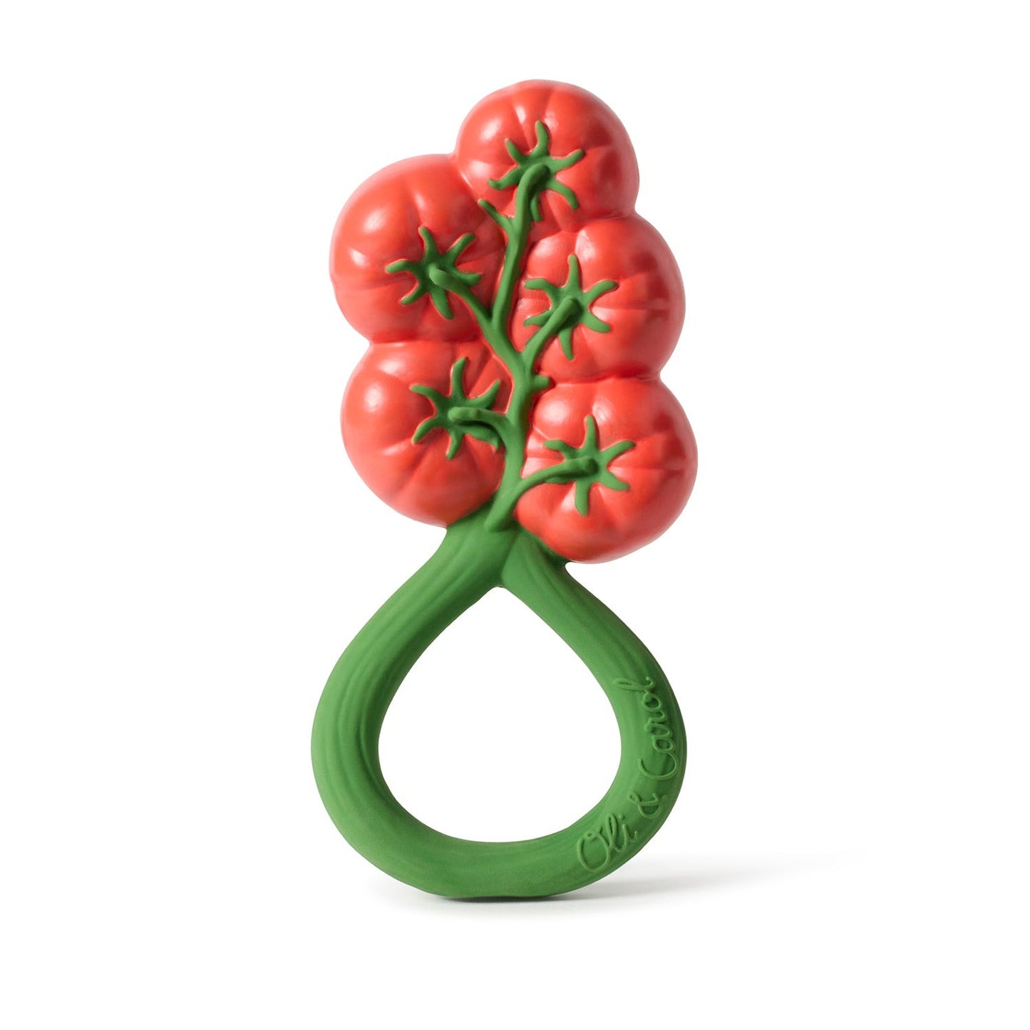 Teether Rattle Toy, Tomato