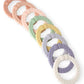 Bitzy Bespoke™ Ritzy Rings Linking Ring Set, Pastel Rainbow