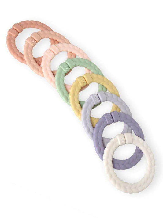 Bitzy Bespoke™ Ritzy Rings Linking Ring Set, Pastel Rainbow