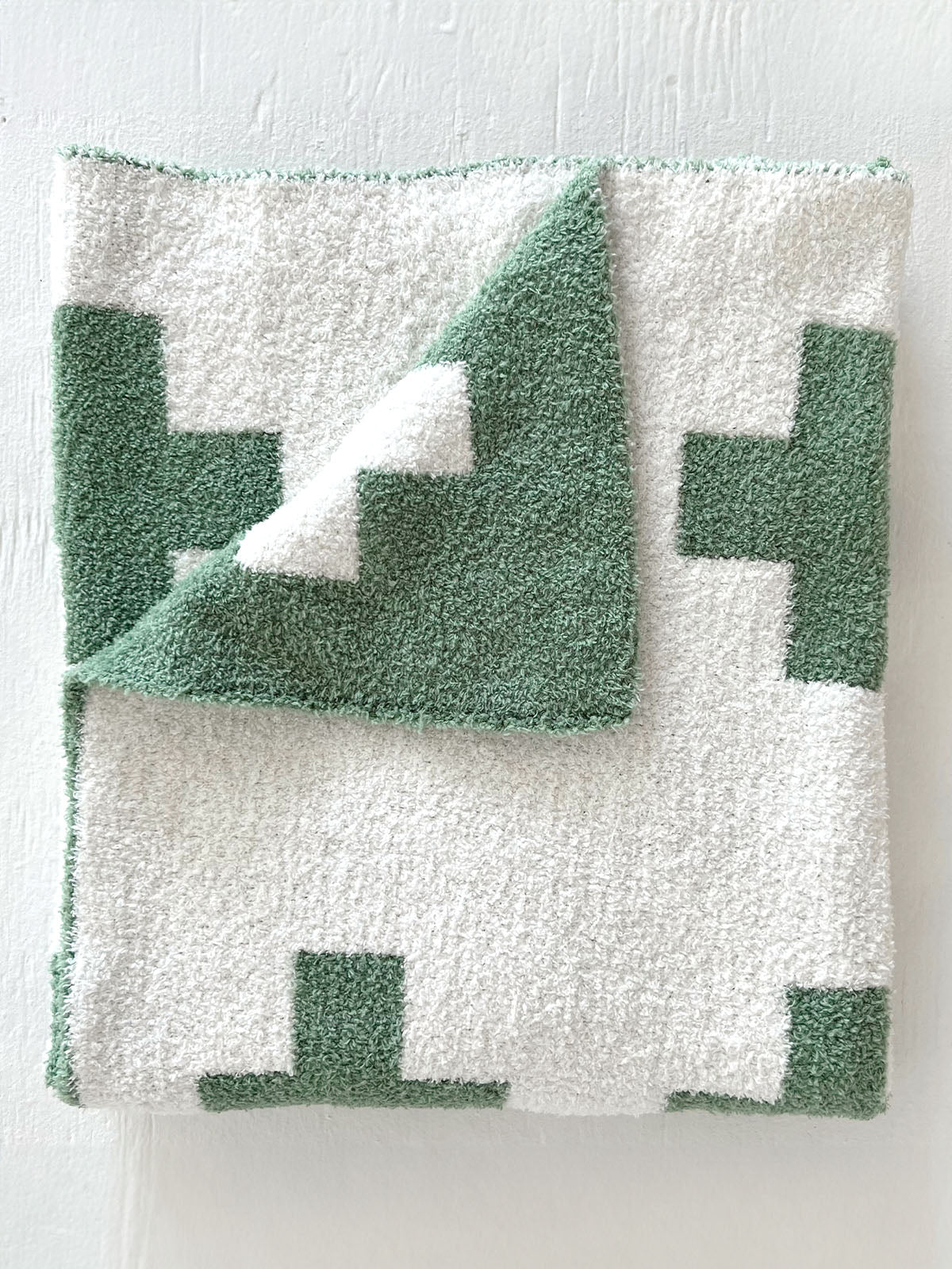 Phufy® Bliss Blanket, Matcha/White Cross