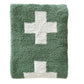 Phufy® Bliss Mini Blanket, Matcha/White Cross
