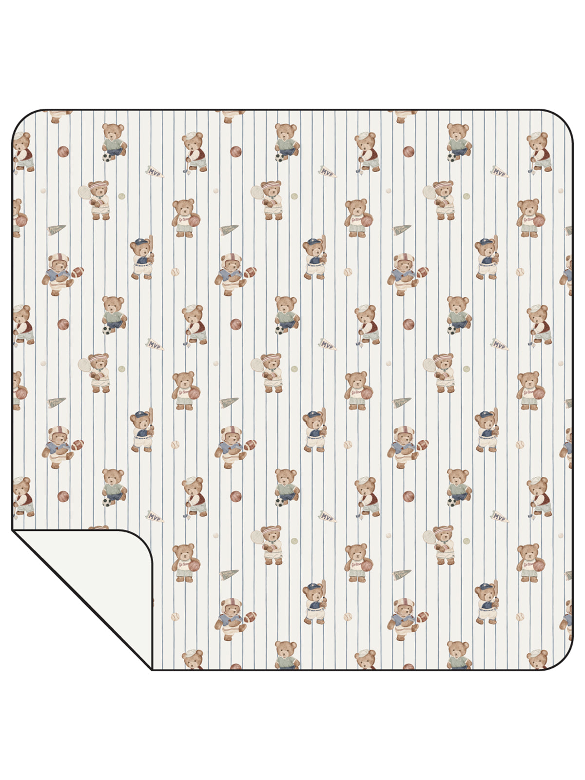 Stretch Swaddle, Mixed Sports Bears