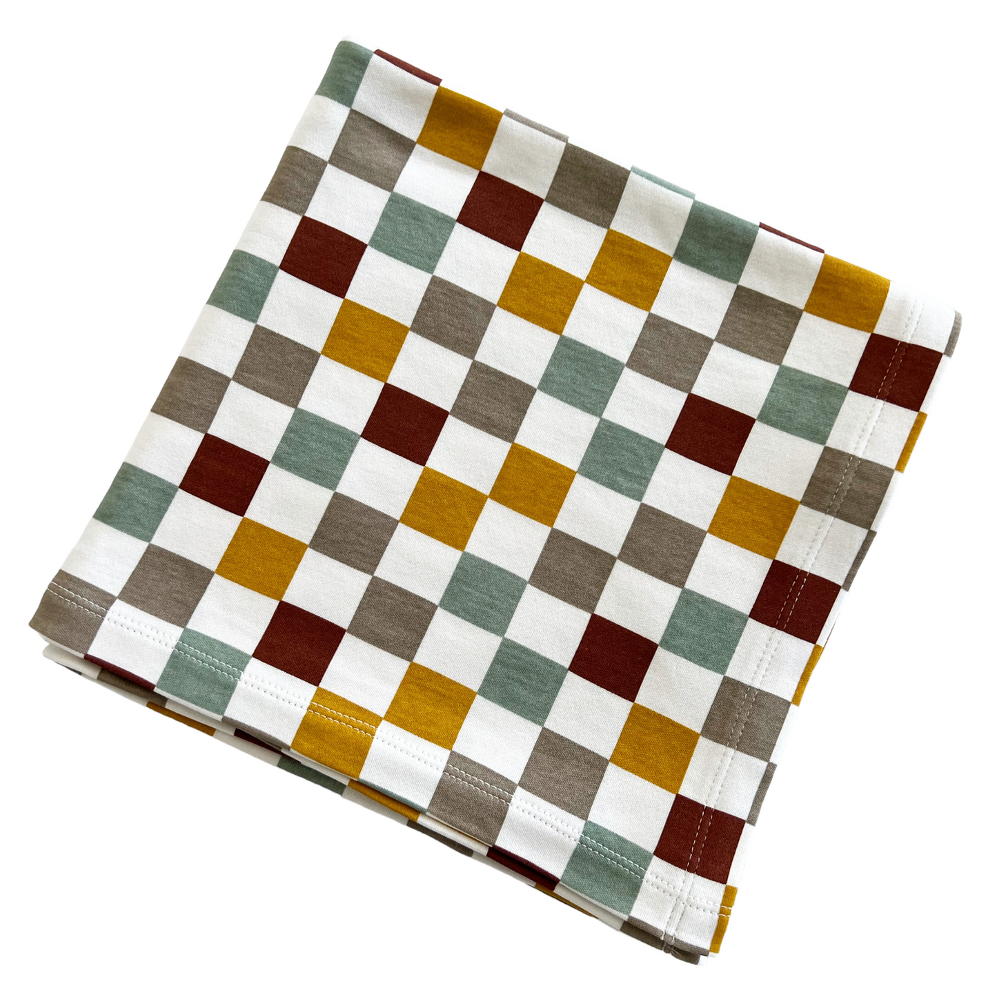 Cannoli Checkerboard / Organic Swaddle