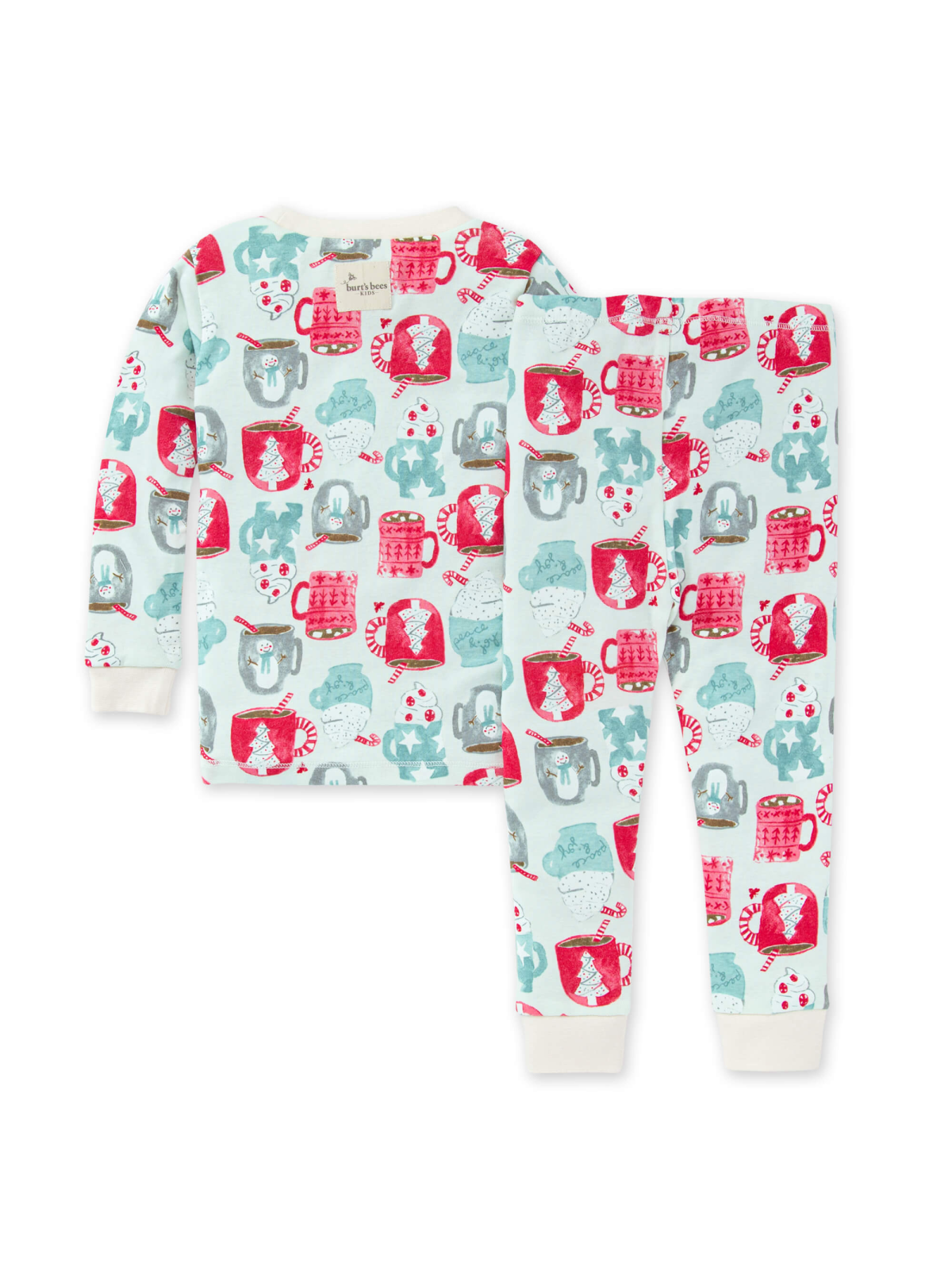 Organic 2-Piece Pajama Set, Mugs Of Happiness