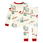 Organic 2-Piece Pajama Set, Santa's Sleigh