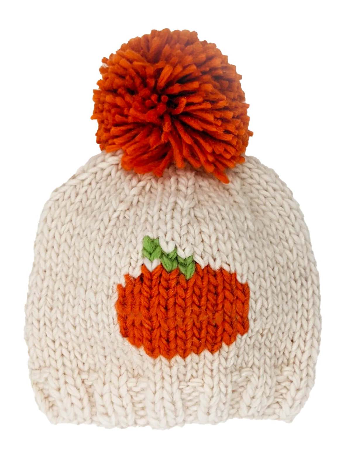 Pumpkin Knit Pom Hat
