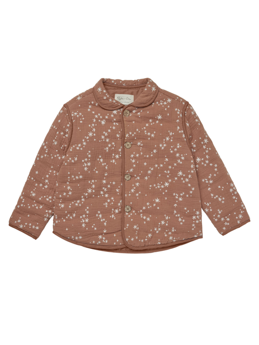 Rylee & Cru Quilted Collared Coat, Starlight