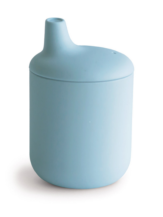 Silicone Sippy Cup, Powder Blue