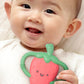 Chew Crew™ Silicone Handle Teether, Bonnie the Strawberry