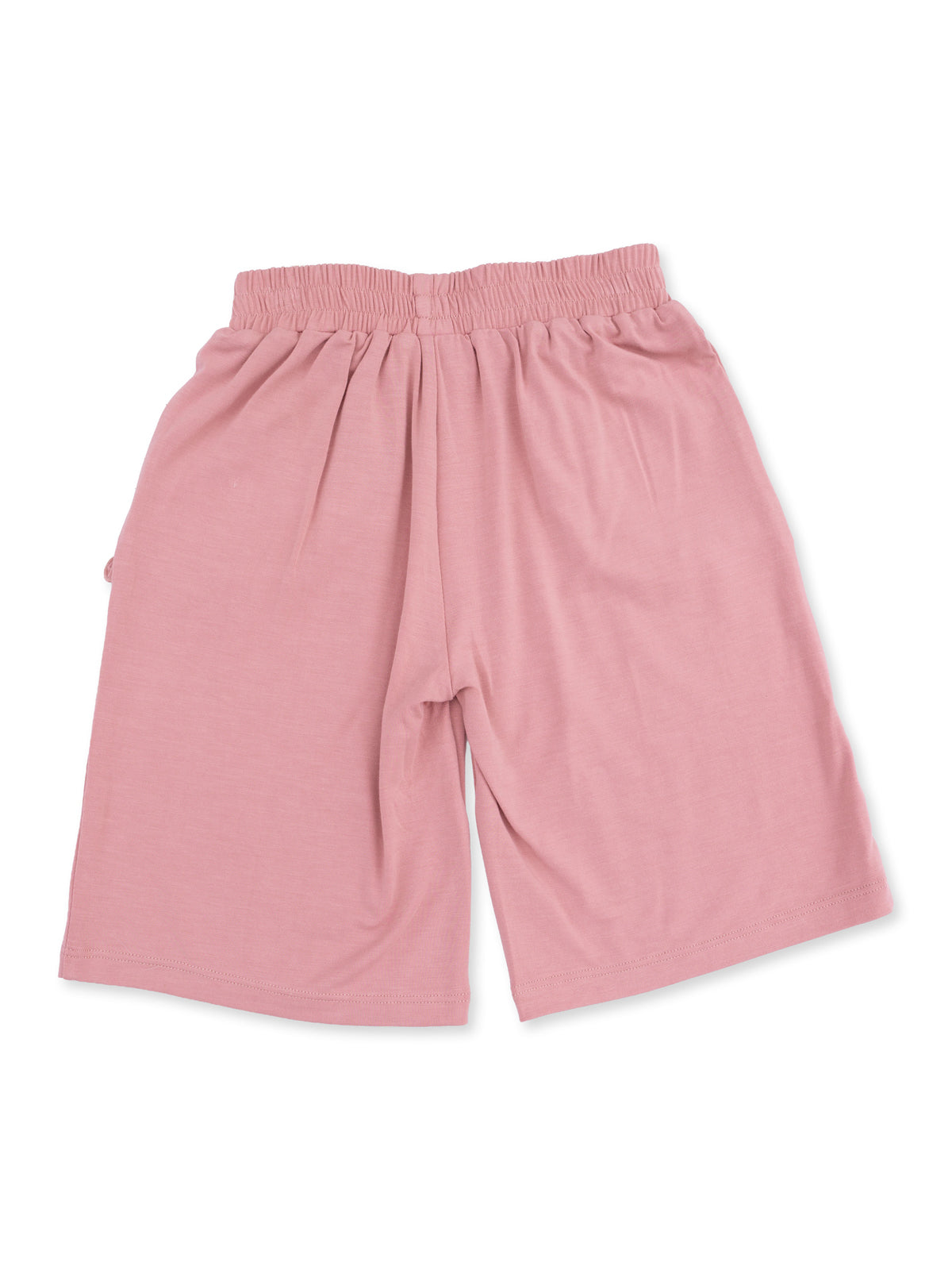 Wide Leg Pant w/ Ruffle Pocket, Rose Tan
