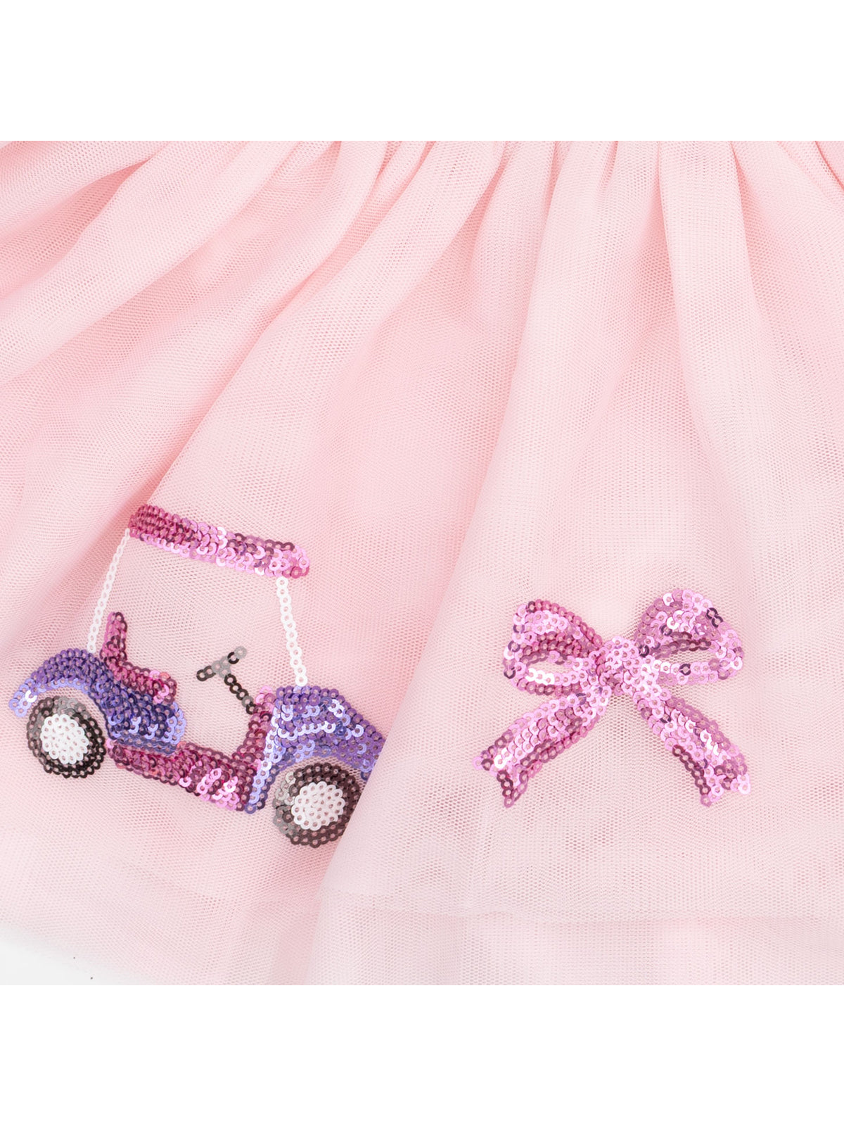 Tutu Skirt with Bike Shorts, Golf Bows
