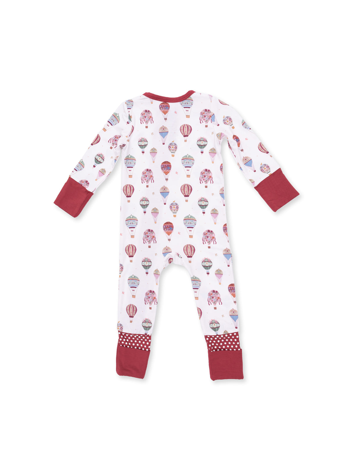 2-Way Zip Romper, Hot Air Balloon