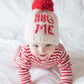 Valentine's Day Knit Pom Hat, Hug Me