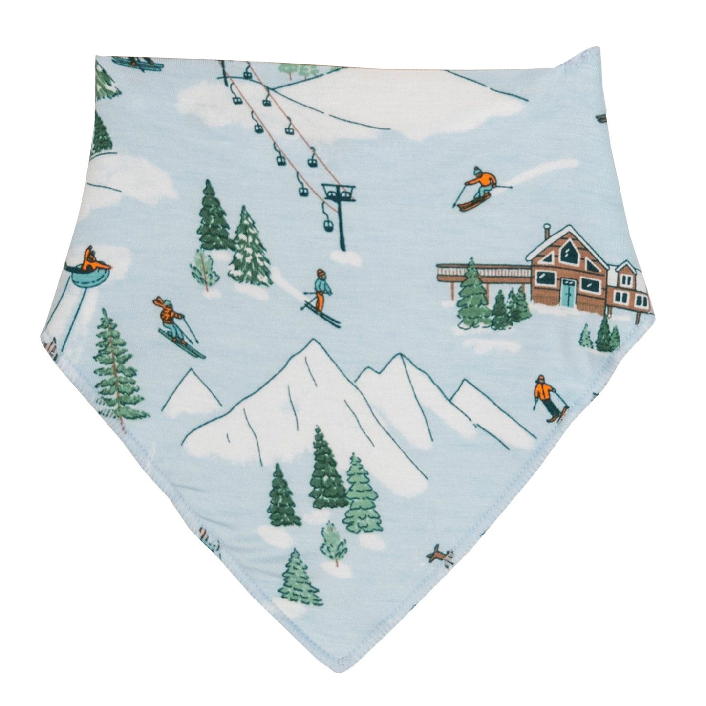 Bandana Bib, Winter Fun Skiing