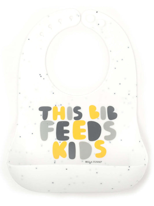 Wonder Bib, This Bib Feeds Kids - Yellow