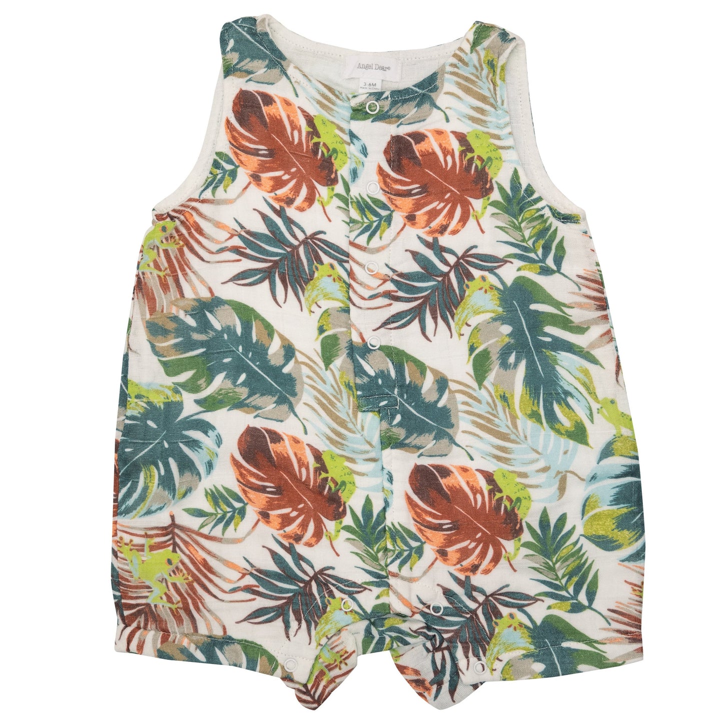 Shortie Romper, Tropical Tree Frog & Friends