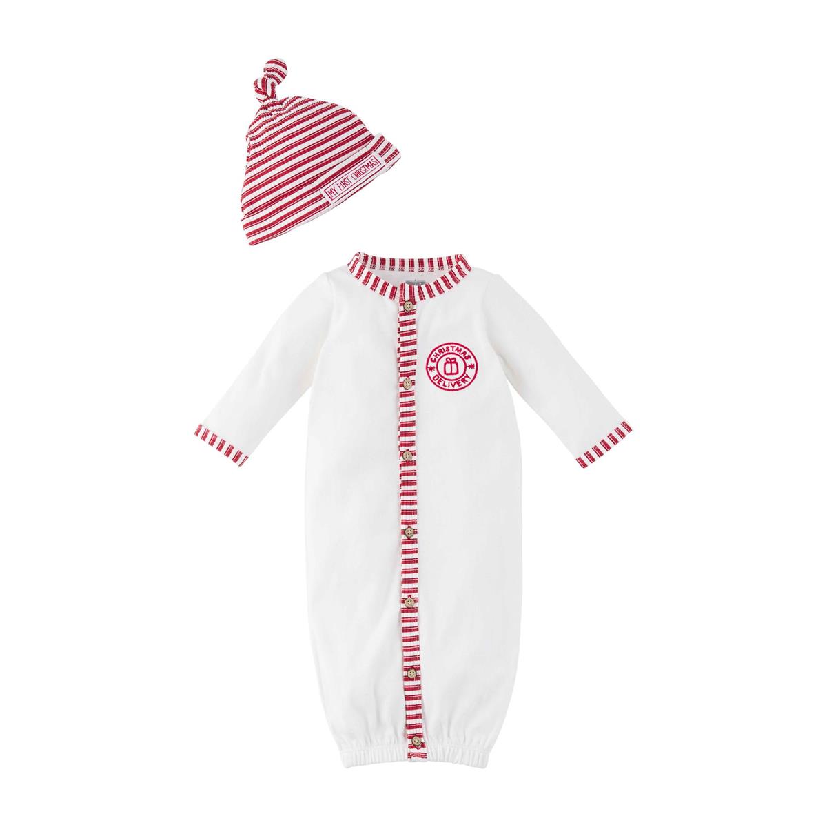 Take Me Home Gown & Hat Set, Christmas Delivery